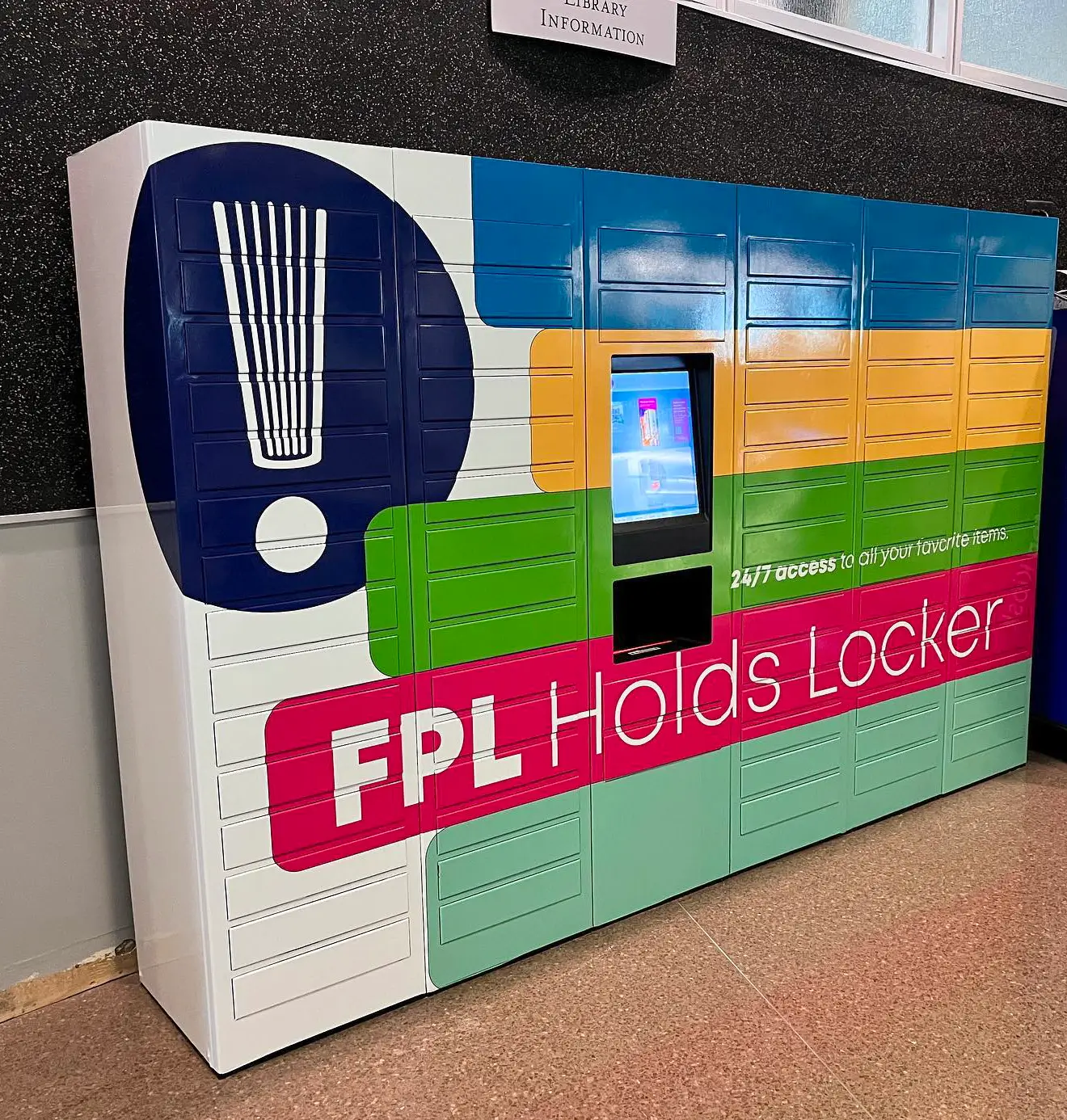 FPL Holds Locker sign