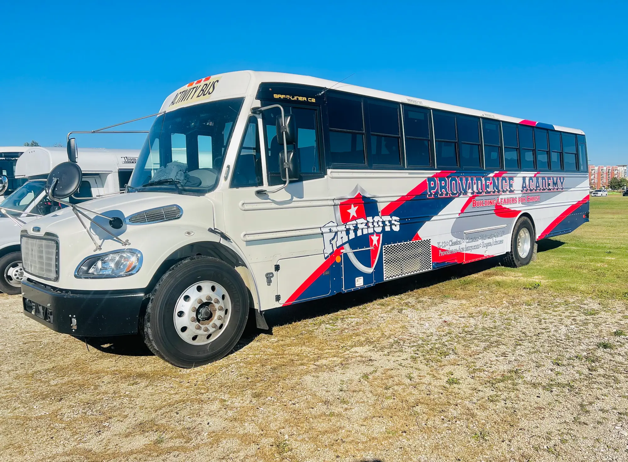 Providence Academy Bus wrap